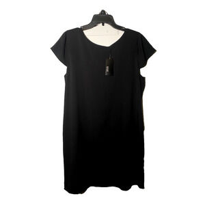 A.N.A A New Approach Black Zip Up Dress NEW XL